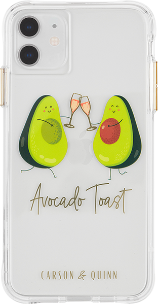 Carson & Quinn Avocado Toast Case - iPhone 11/XR - Multi